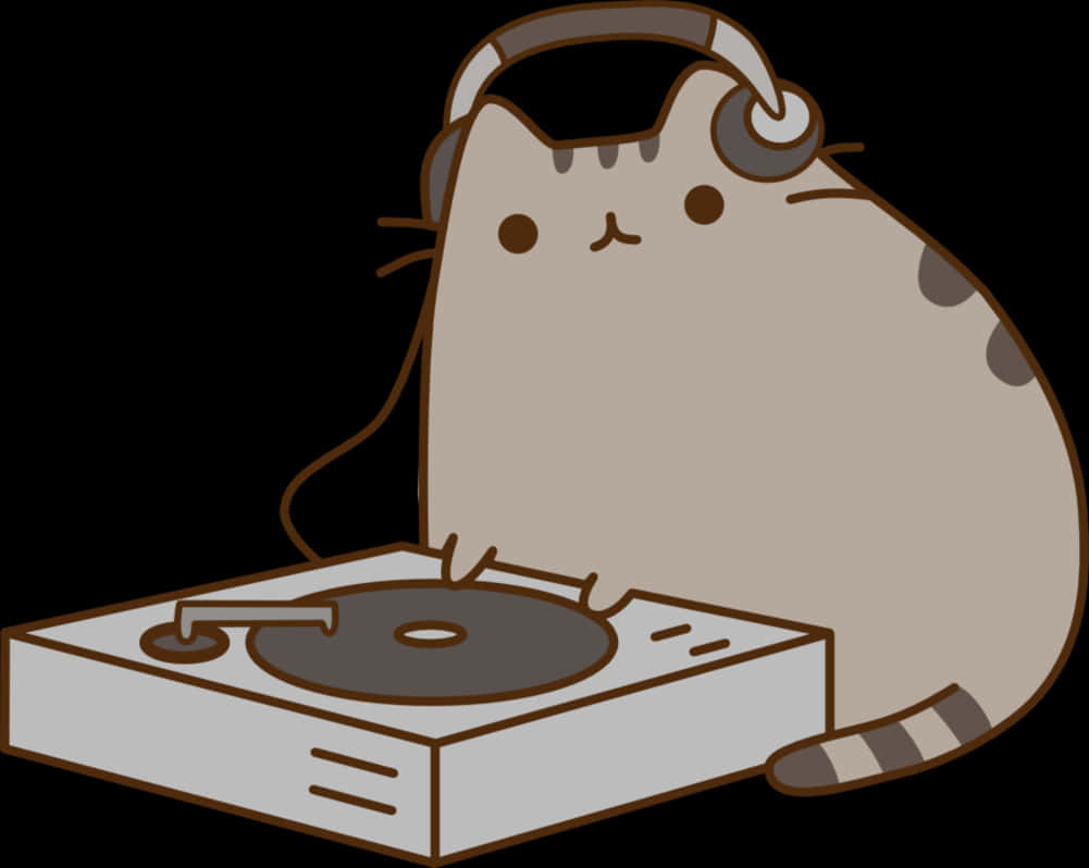 Pusheen D J Music Time