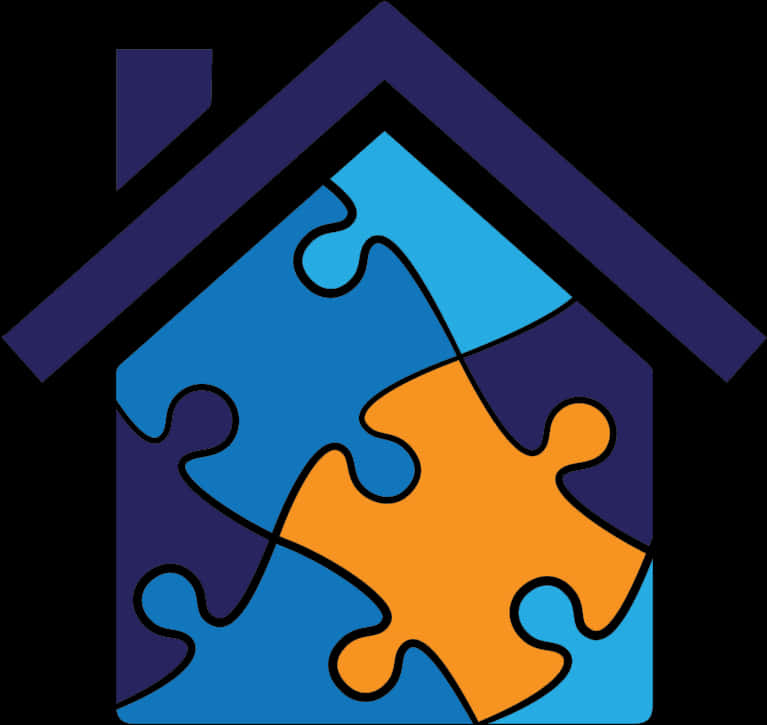 Puzzle Piece Home Icon