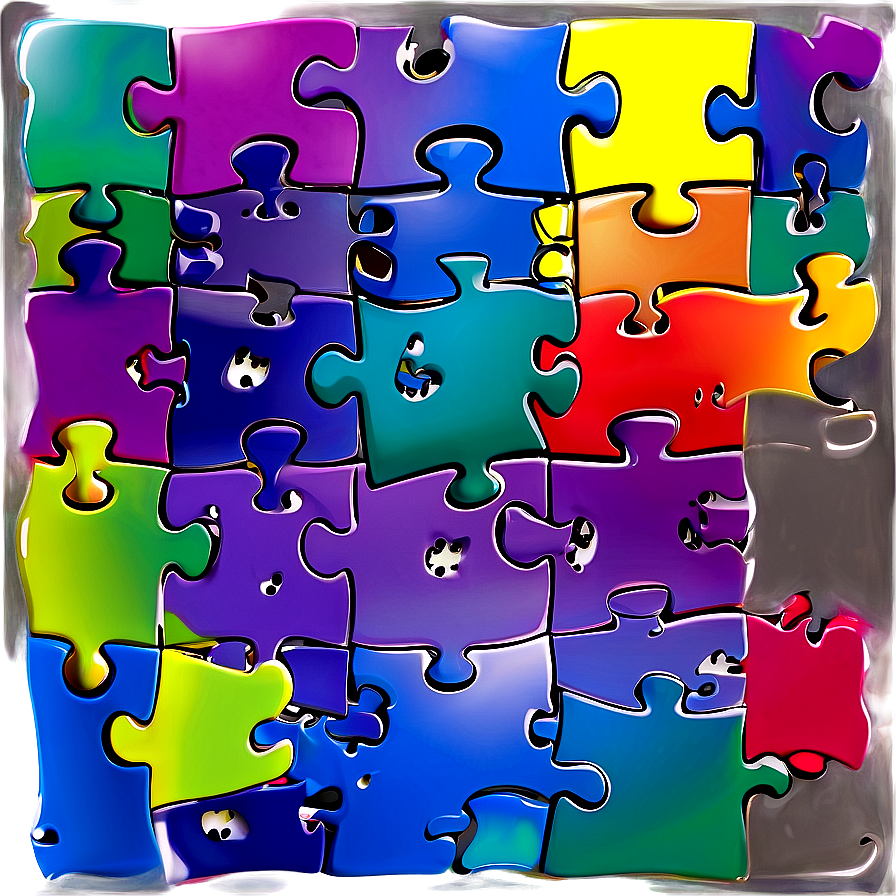 Puzzle Pieces Vector Png Pyl