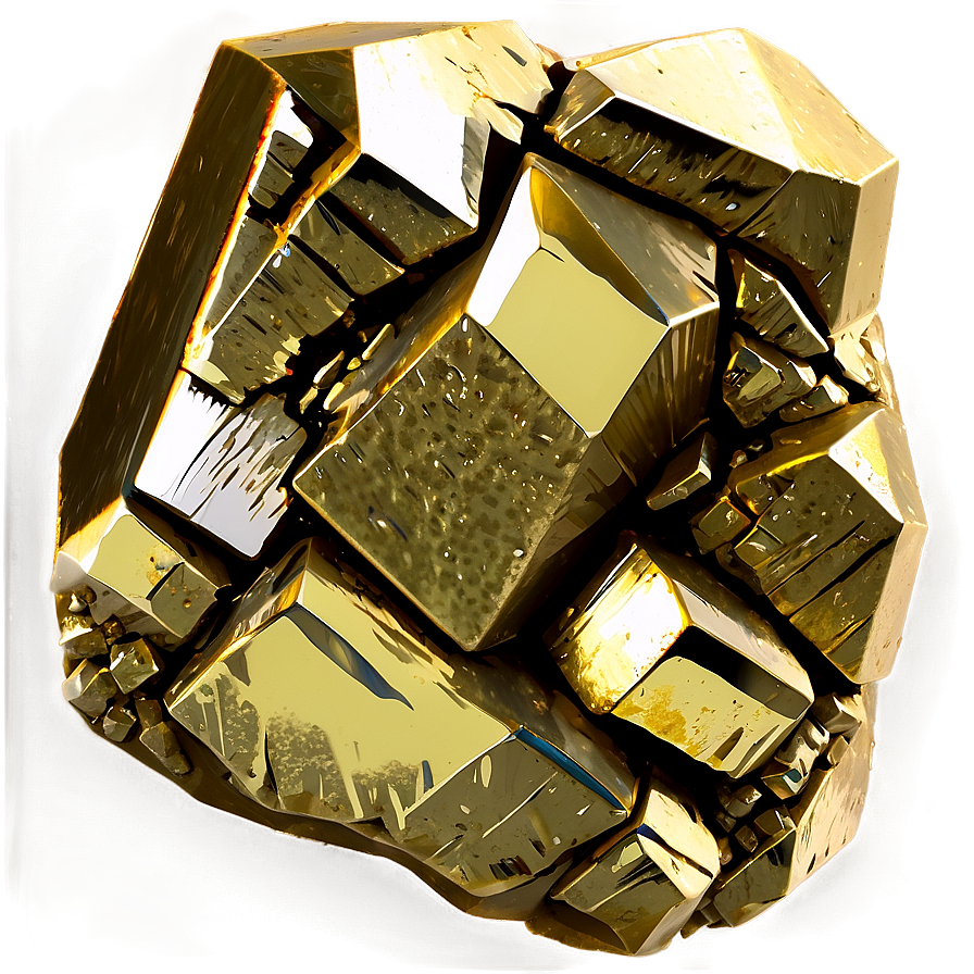 Pyrite Crystal Png 05242024