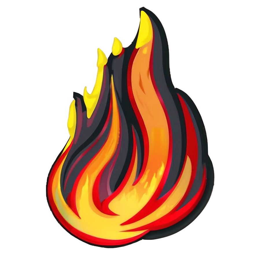 Pyro Fire Emoji Representation Png 05042024