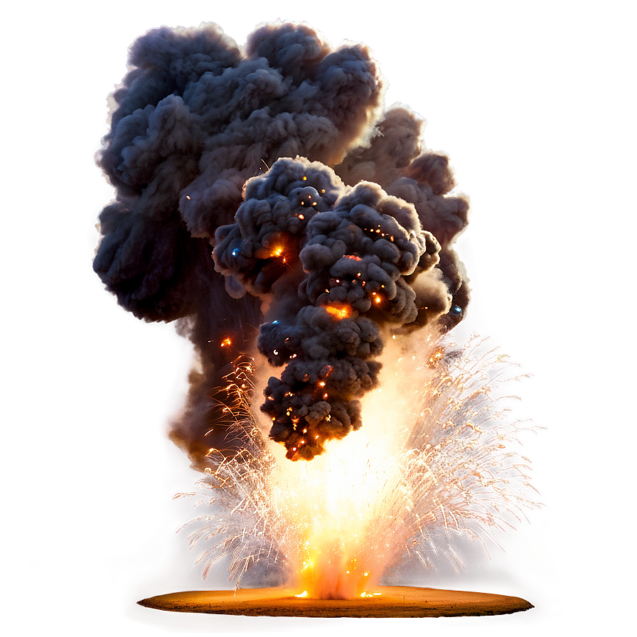 Pyrotechnic Explosion Display Png 04302024