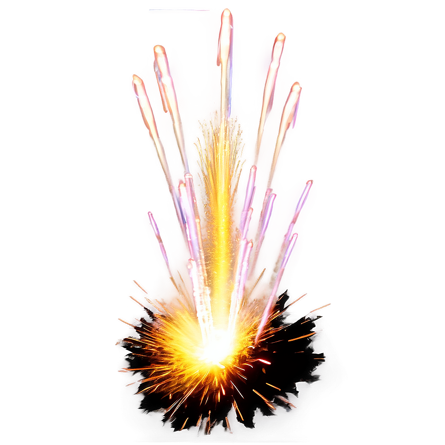 Pyrotechnic Explosion Display Png 95