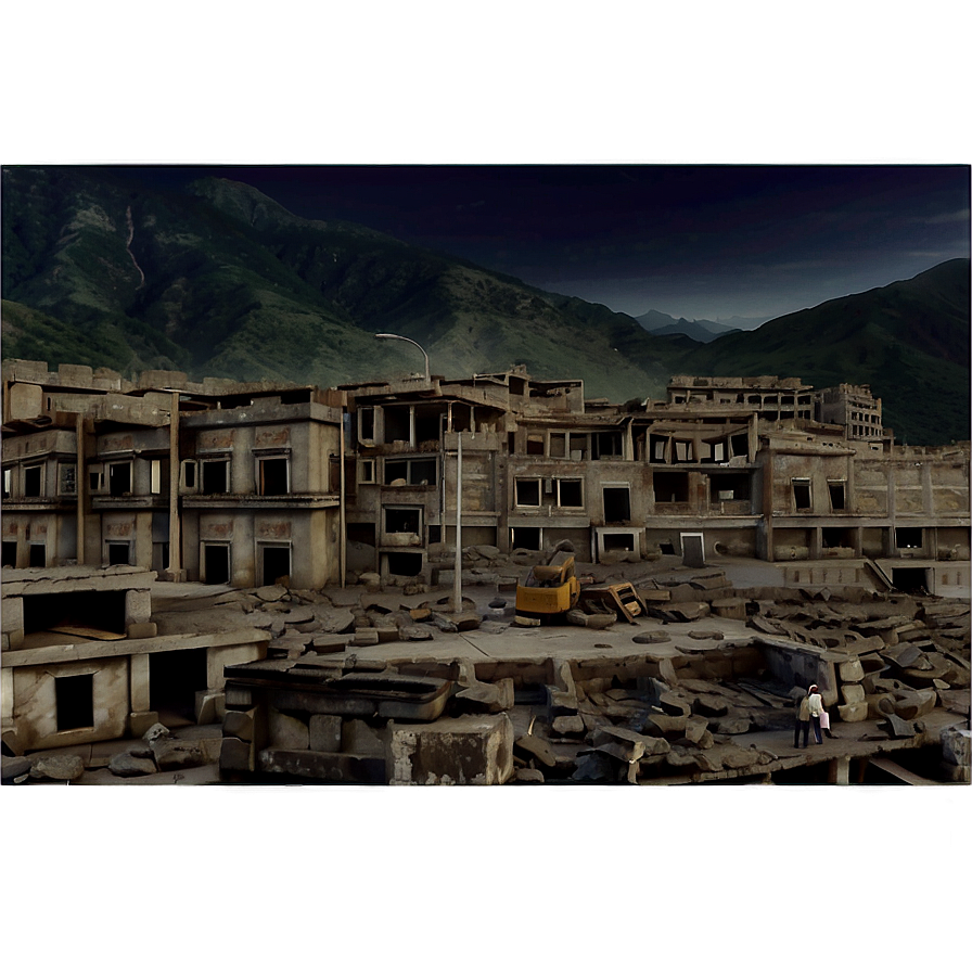 Quake-damaged City Png Orn4