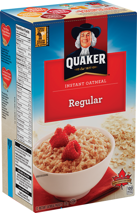 Quaker Instant Oatmeal Regular Box
