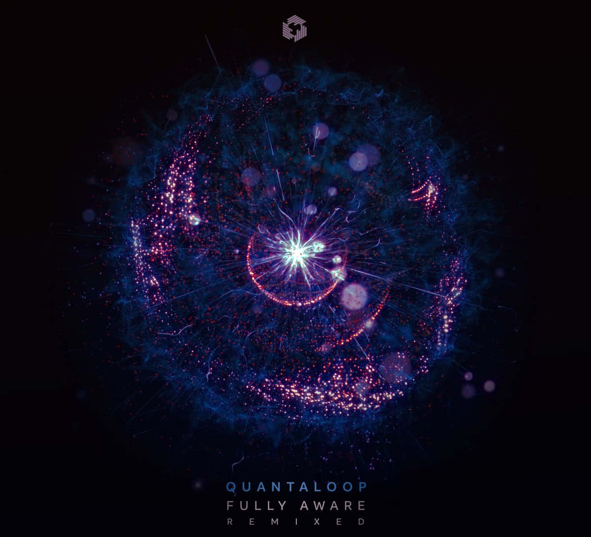 Quantaloop Fully Aware Remixed Album Cover