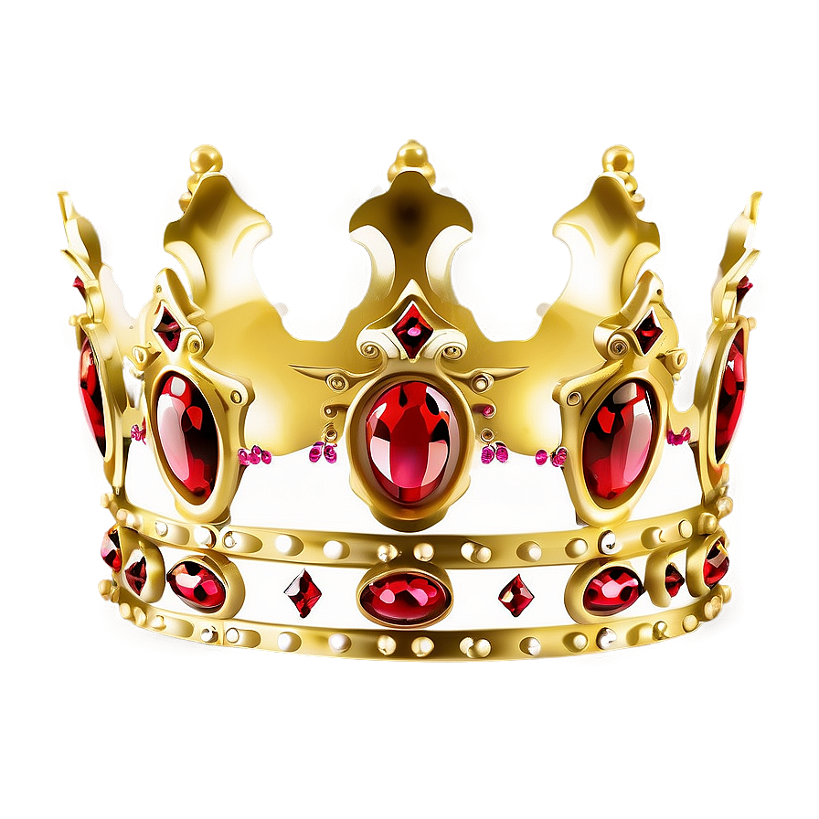 Queen Crown Gold Png 05212024