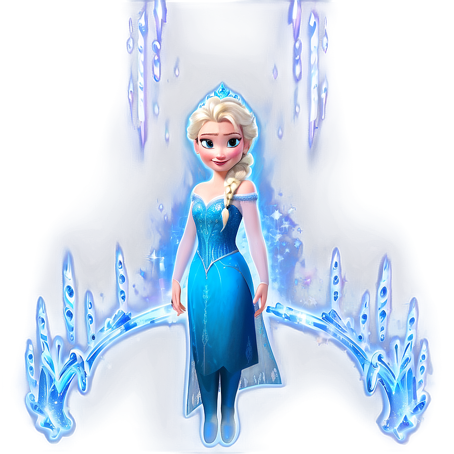 Queen Elsa Ice Magic Png 05212024