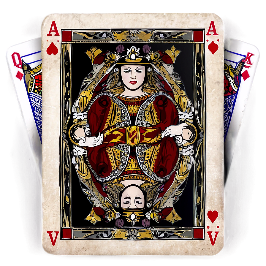 Queen Of Diamonds Playing Card Png Rhn69