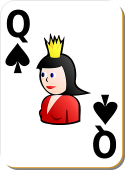 Queenof Spades Playing Card
