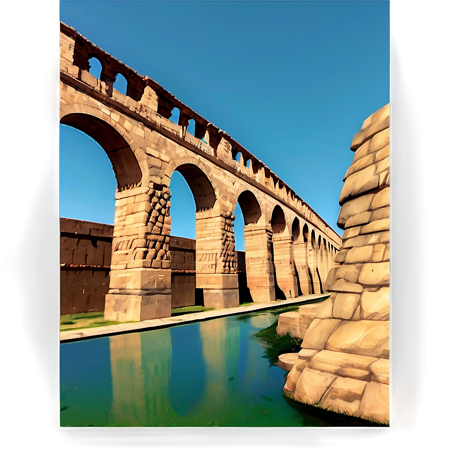Queretaro Aqueduct Mexico Png Tdm