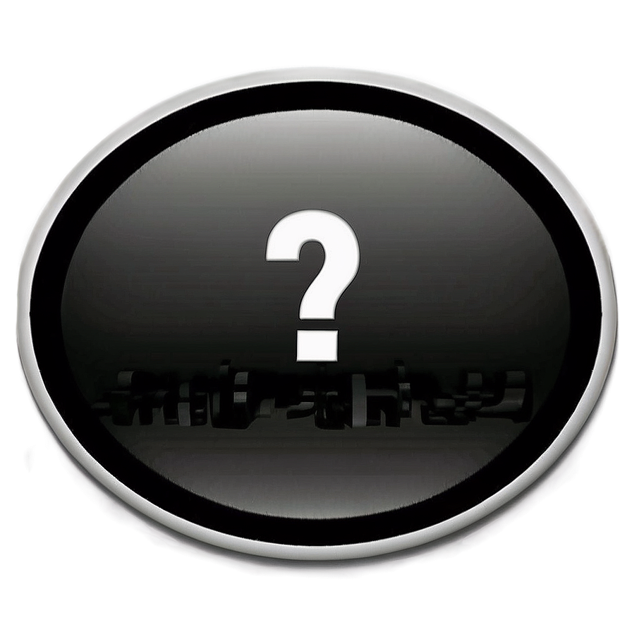 Question Mark In Circle Png 04292024