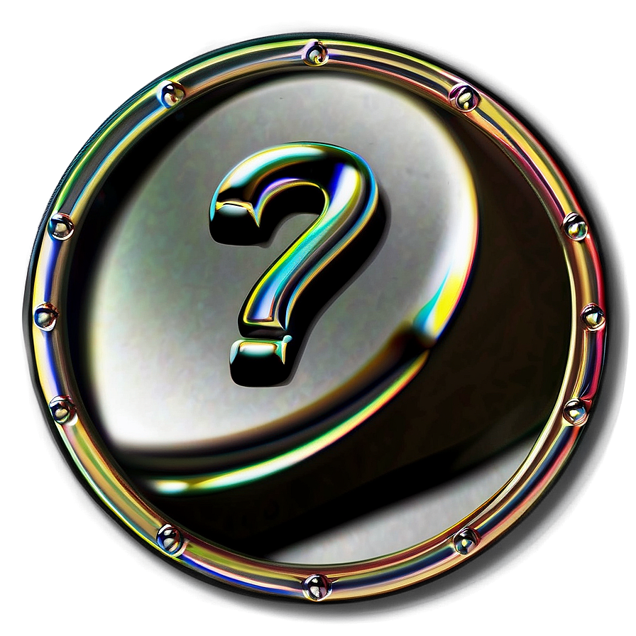 Question Mark In Circle Png 04292024