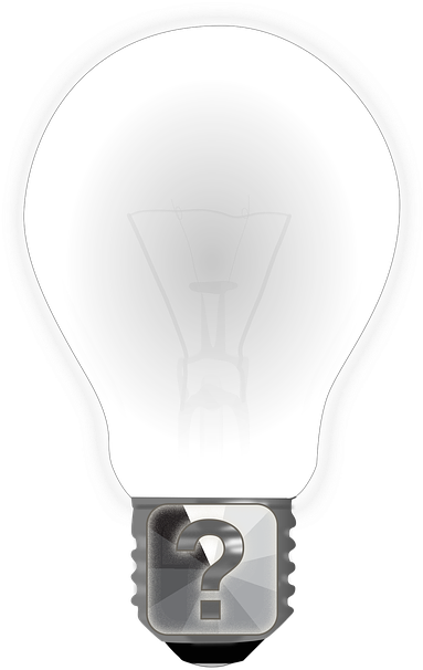 Question Mark Lightbulb Idea Concept