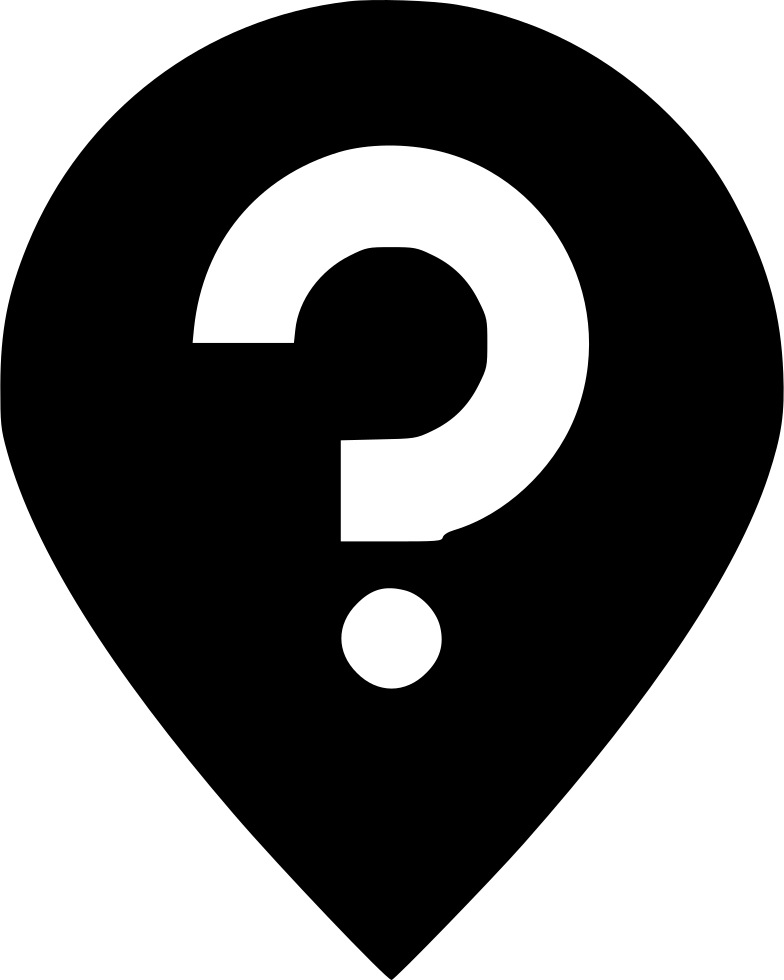 Question Mark Location Pin Icon