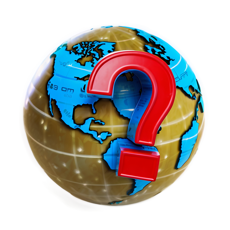 Question Mark On Globe Png Ejn