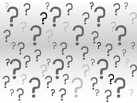 Question Marks Pattern Background