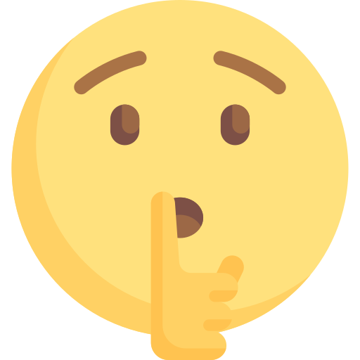 Quiet Please Emoji