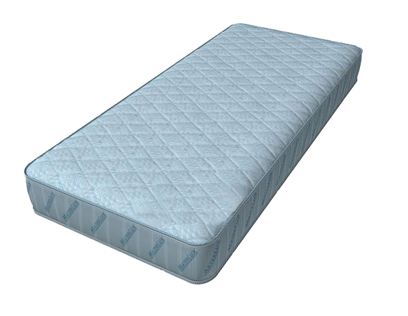 Quilted Single Mattress Isolated