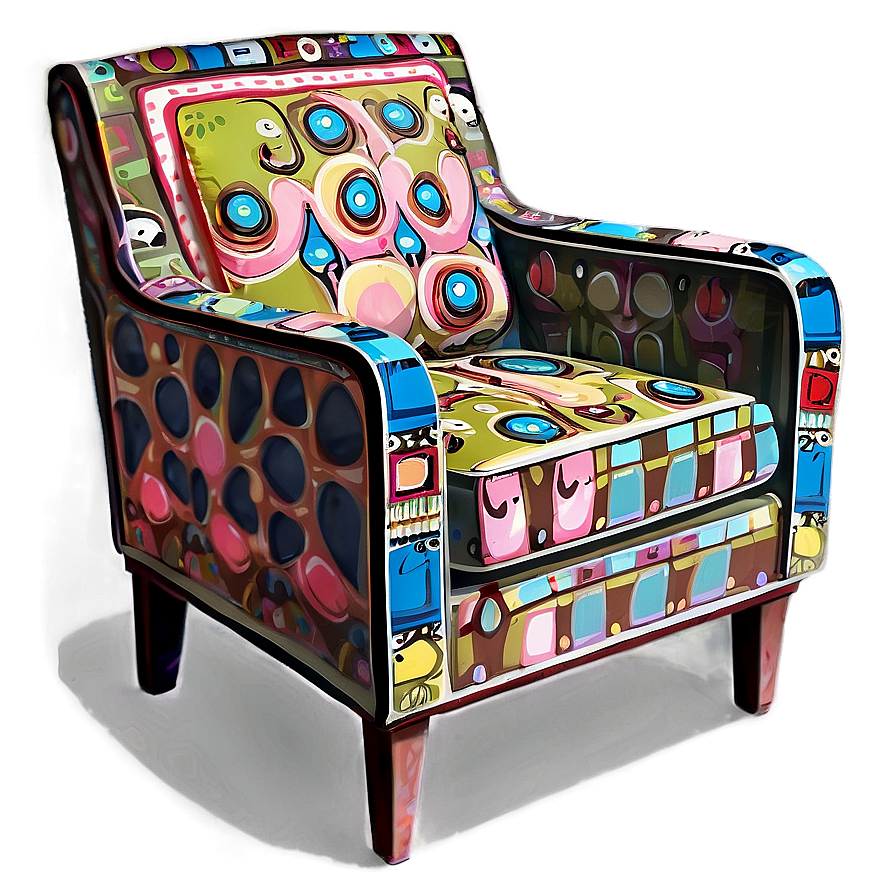 Quirky Cartoon Armchair Png 06262024