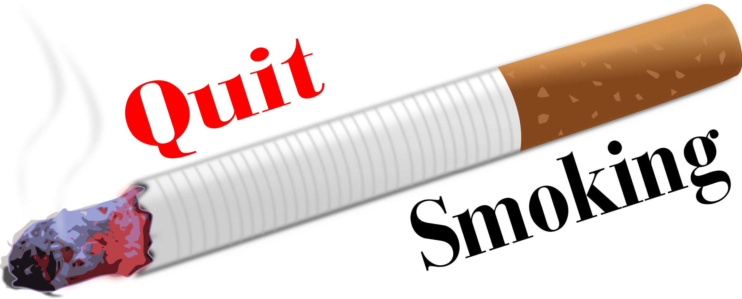 Quit Smoking Message Cigarette