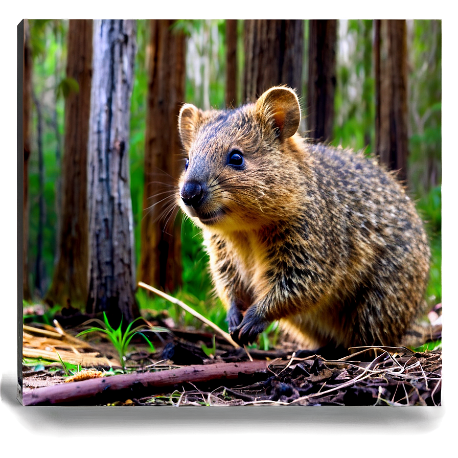 Quokka In Forest Setting Png 06242024