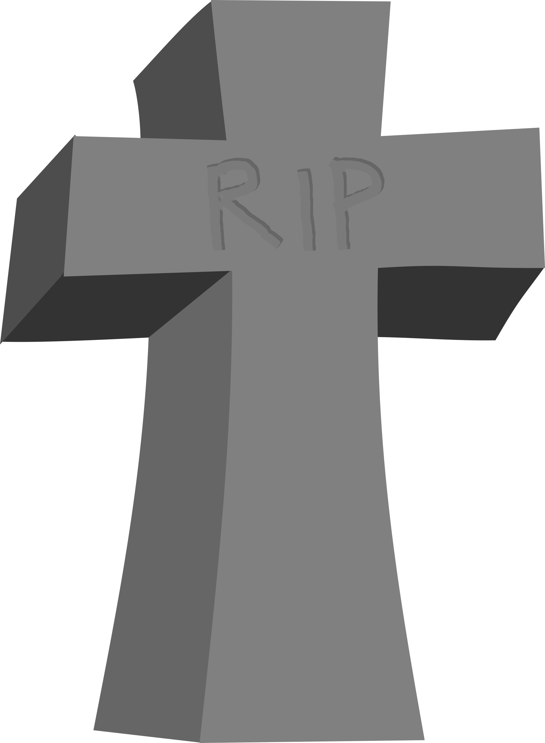 R I P Tombstone Graphic