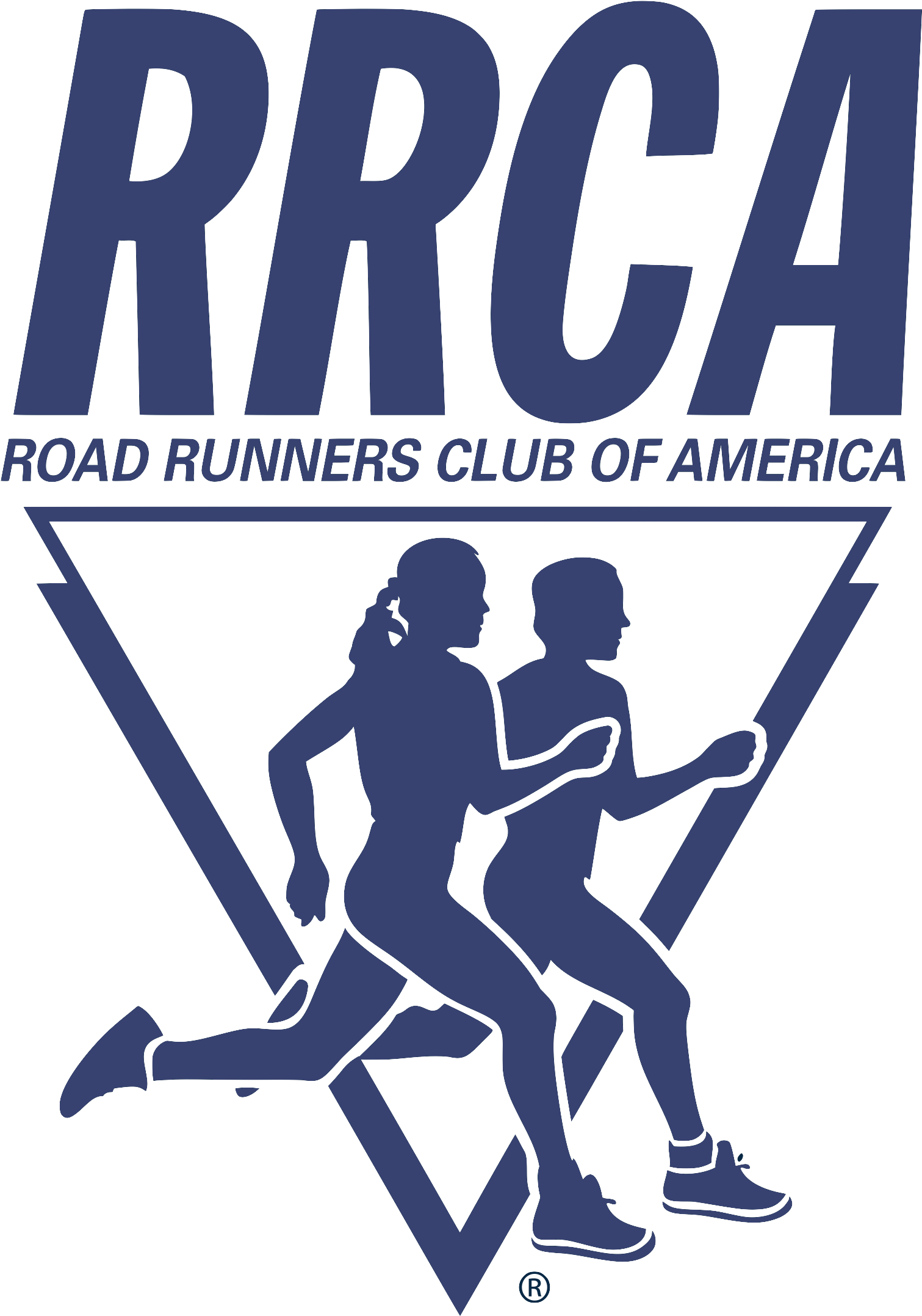 R R C A Logo Runners Silhouette