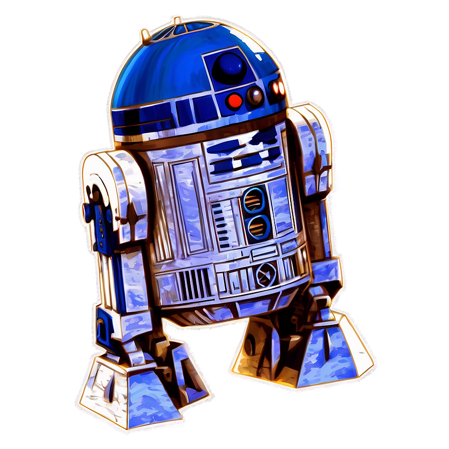 R2d2 Galactic Adventures Comic Png Itw