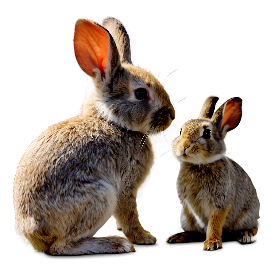 Rabbit Family Png 05062024