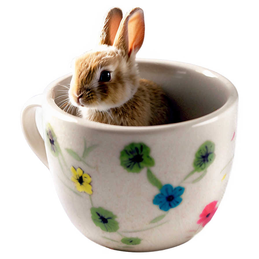 Rabbit In Cup Png Sba