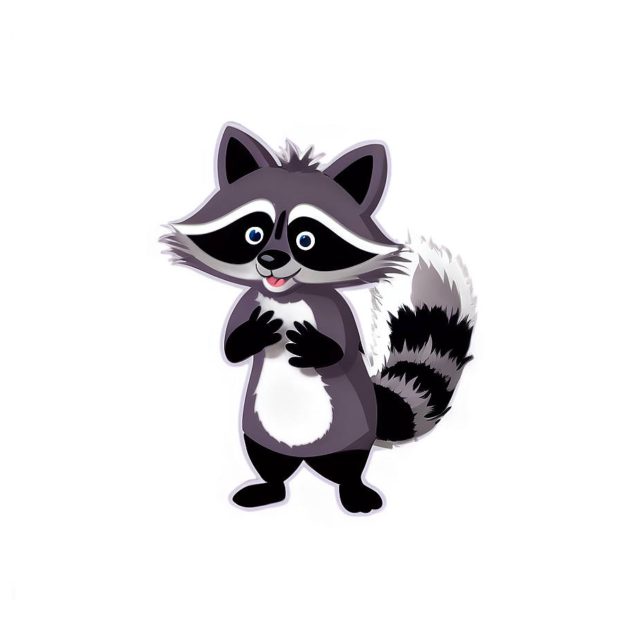 Raccoon Cartoon Character Png Mxe61