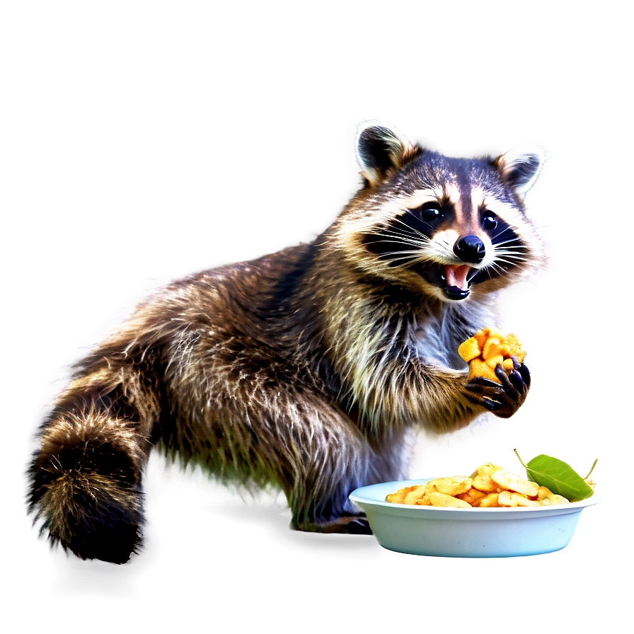 Raccoon Eating Snack Png Jyb