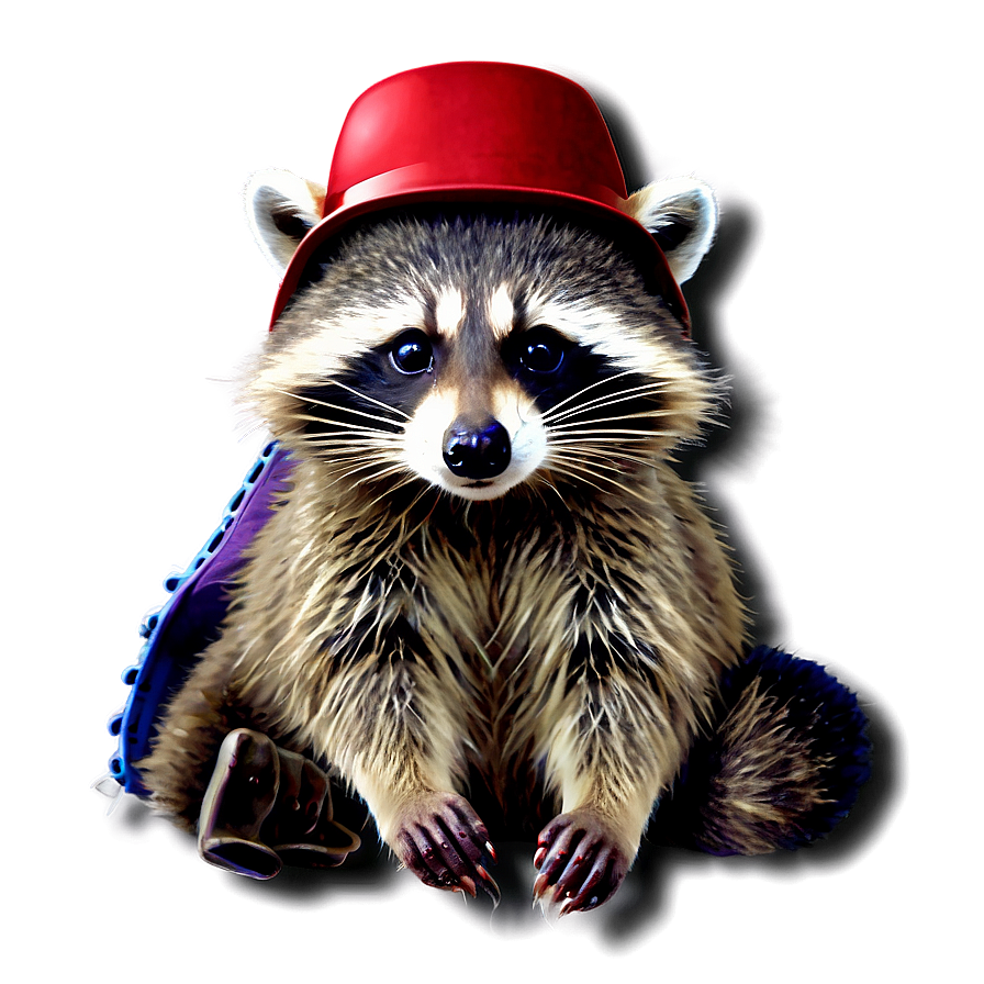 Raccoon In Hat Png 95