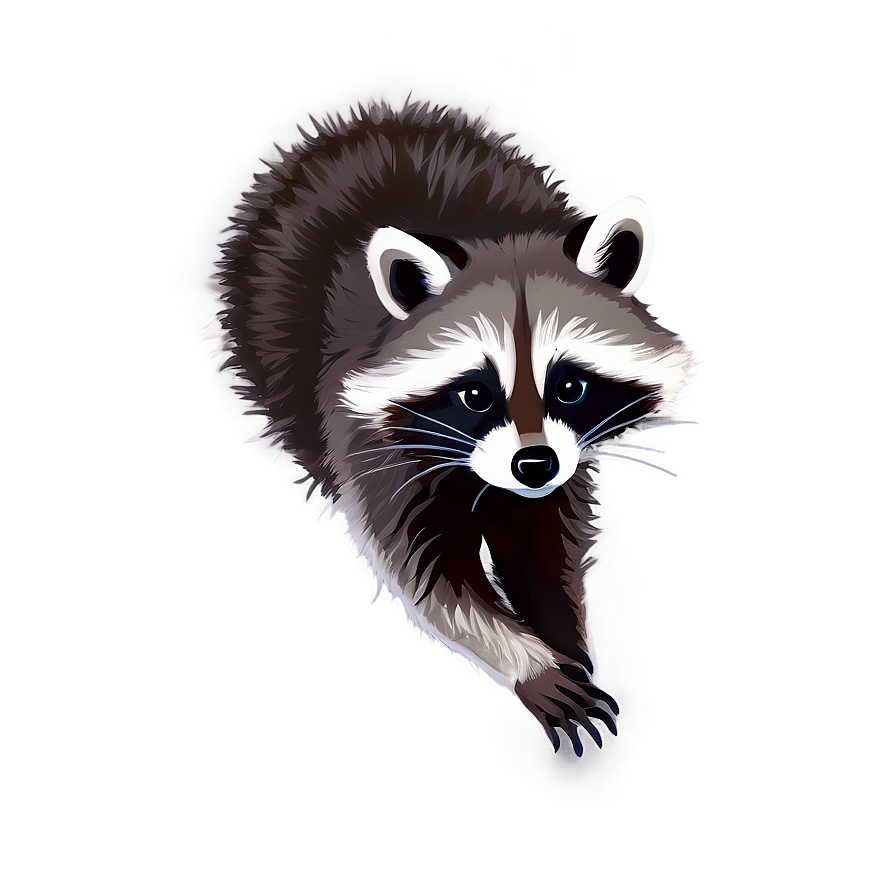 Raccoon In Moonlight Png Nlm