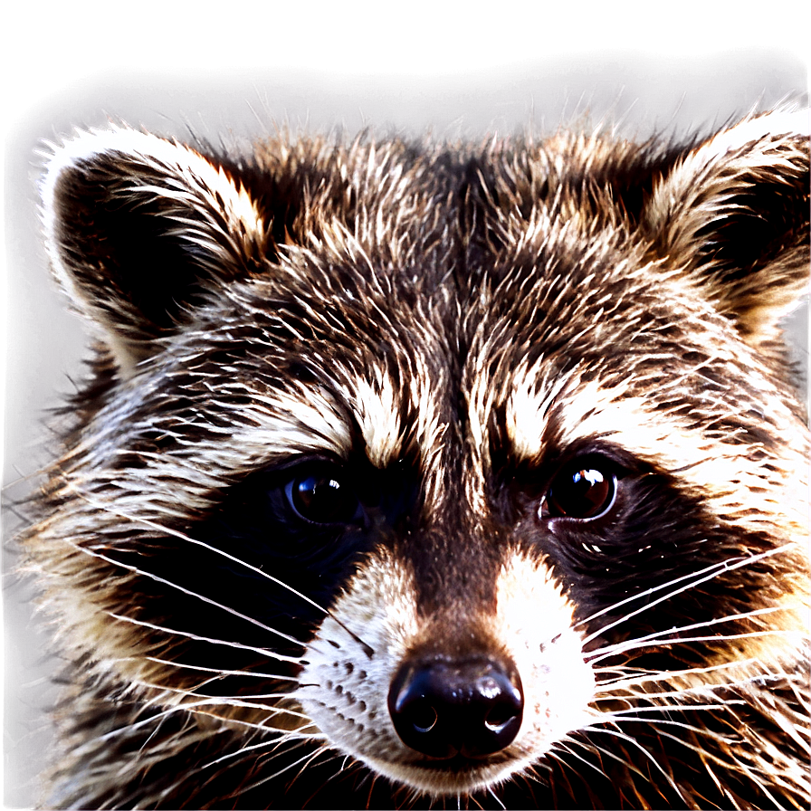 Raccoon In Nature Background Png 05232024