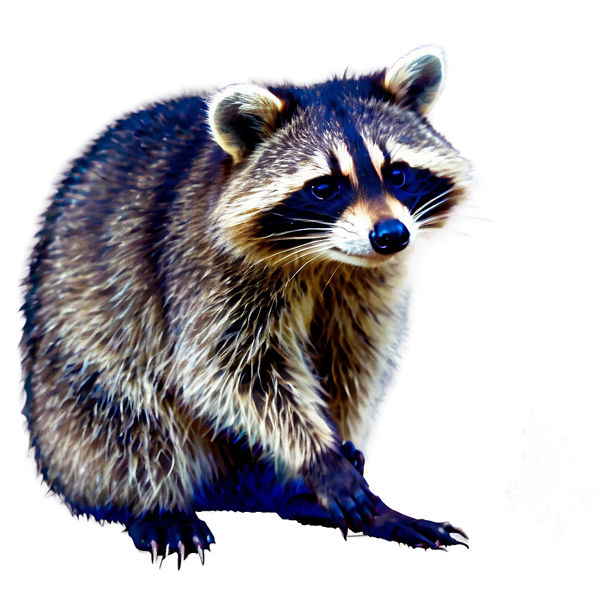 Raccoon In Snow Png 68