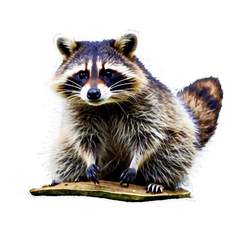 Raccoon In Snow Png Djs