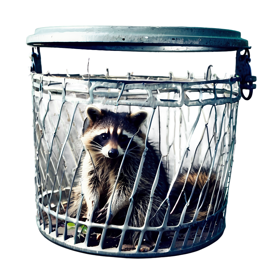 Raccoon In Trash Can Png Fhg