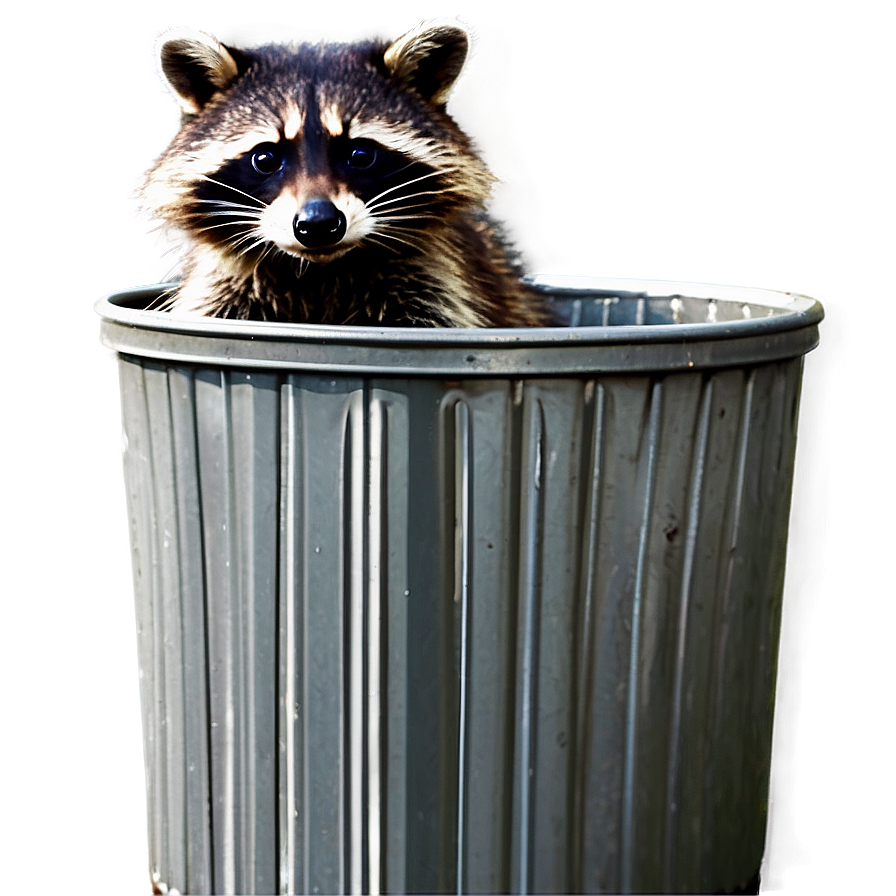 Raccoon In Trash Can Png Iwp34