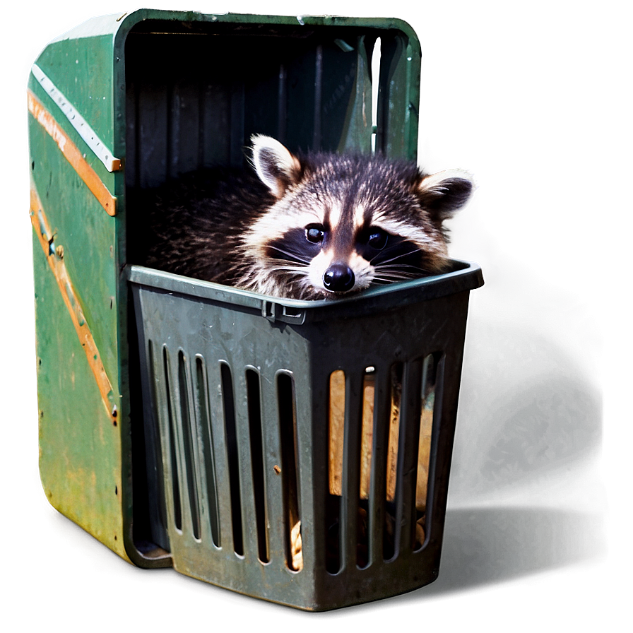 Raccoon In Trash Can Png Sfr