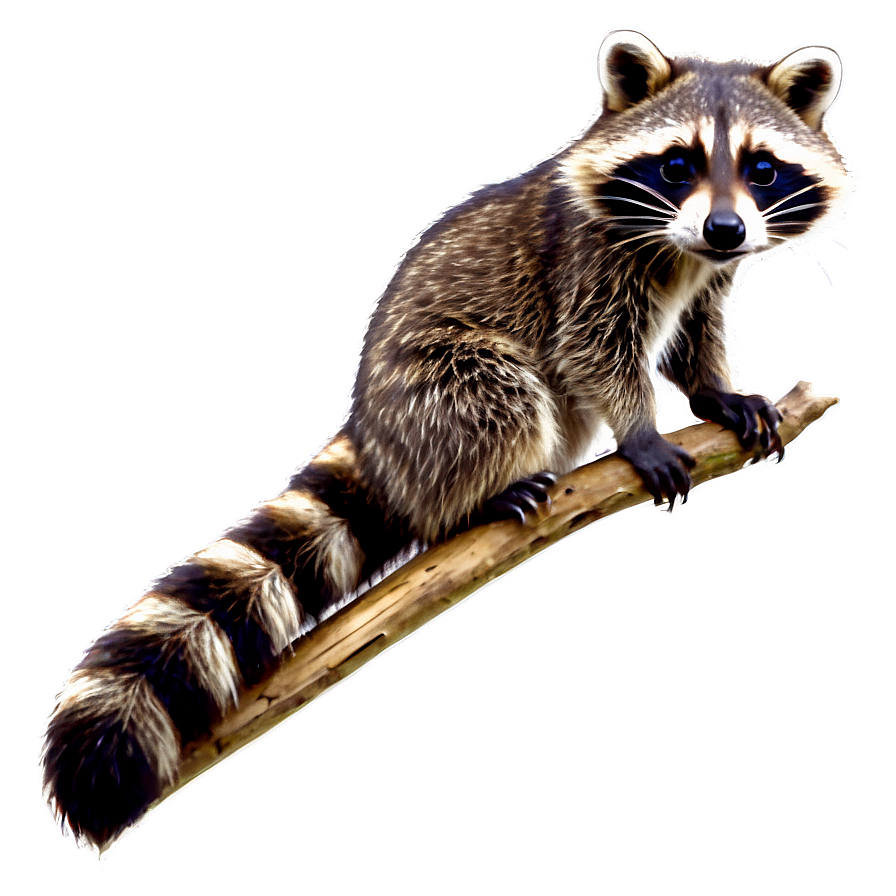 Raccoon On Branch Png 37