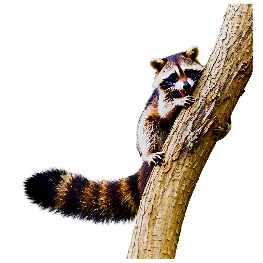 Raccoon On Branch Png Xmu