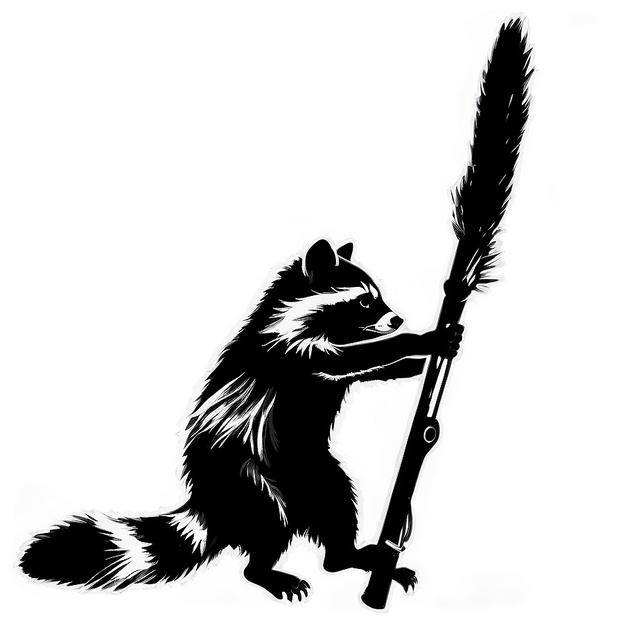 Raccoon Silhouette Image Png Itt