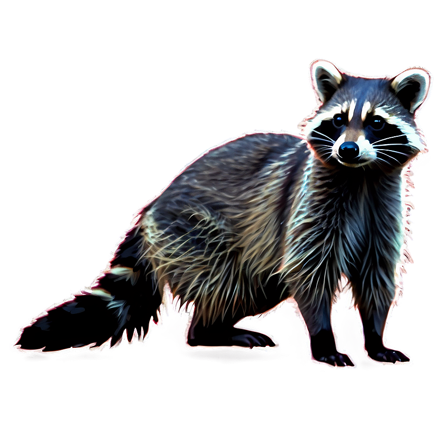 Raccoon Silhouette Png Pdr