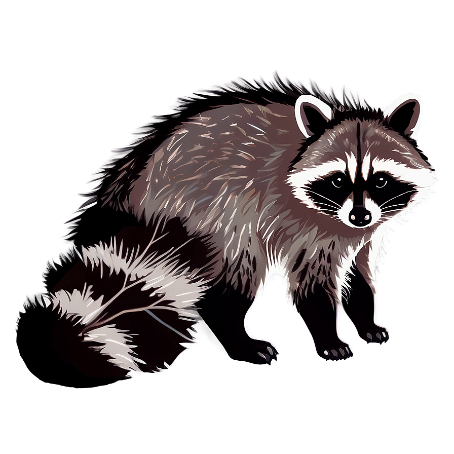 Raccoon Tail Illustration Png Ekh74