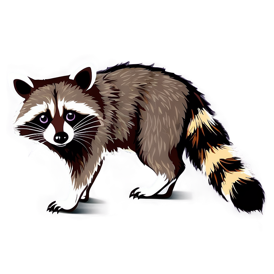 Raccoon Vector Art Png 05232024