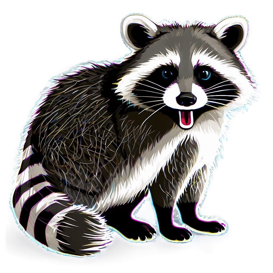 Raccoon Winter Scene Png 90