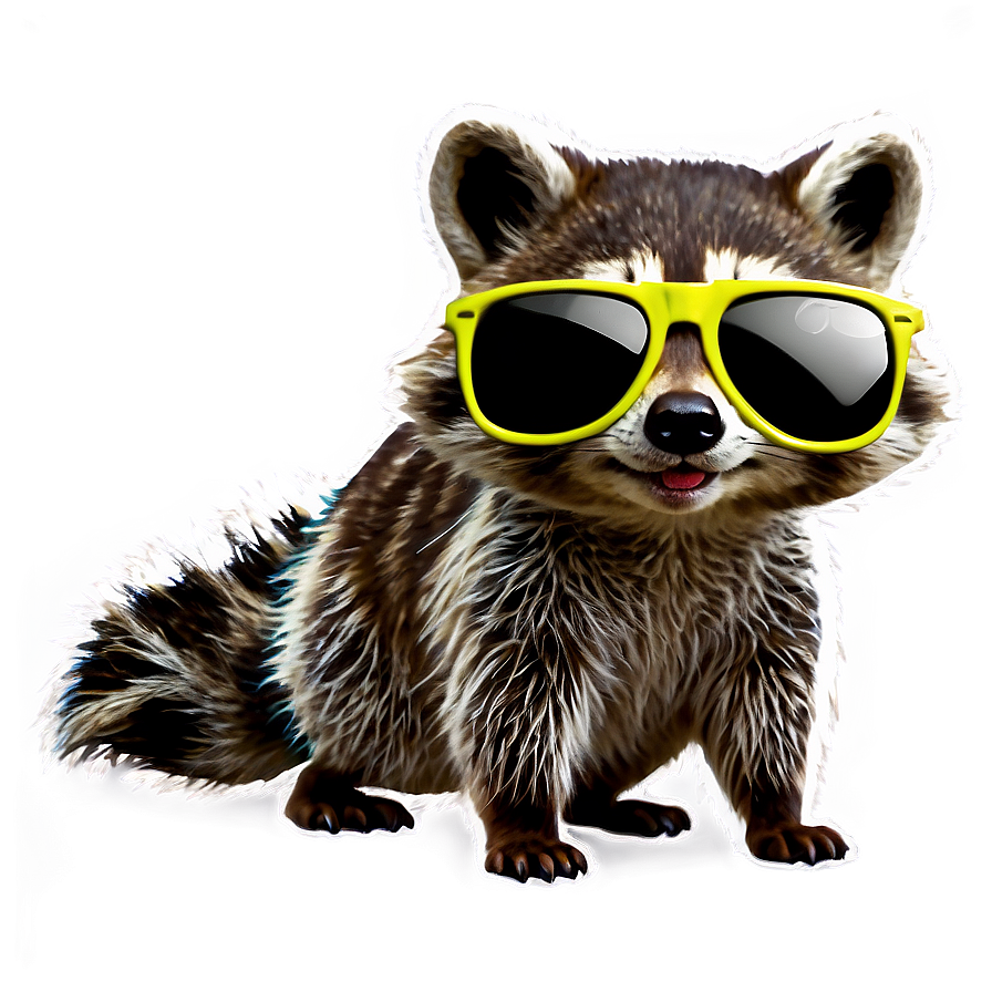 Raccoon With Sunglasses Png 63