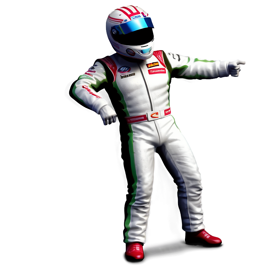 Racing Driver Figure Png Ein